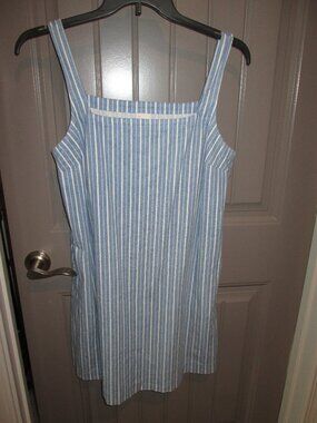 A New Day Size M Blue/White Strip Jumper, Knee Length